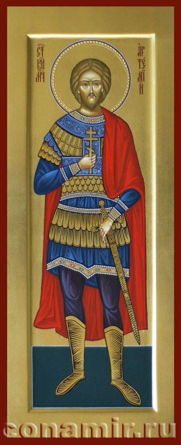 Икона Святой Артемий Антиохийский фото, купить, описание