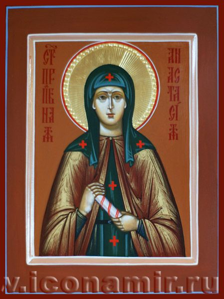 Икона Святая Анастасия Патрикия Александрийская, пустынница фото, купить, описание