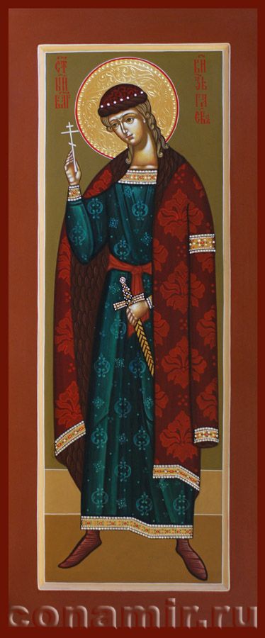 Икона Святой благоверный князь Глеб фото, купить, описание