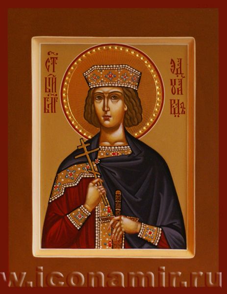 Икона Святой Эдуард, король английский фото, купить, описание