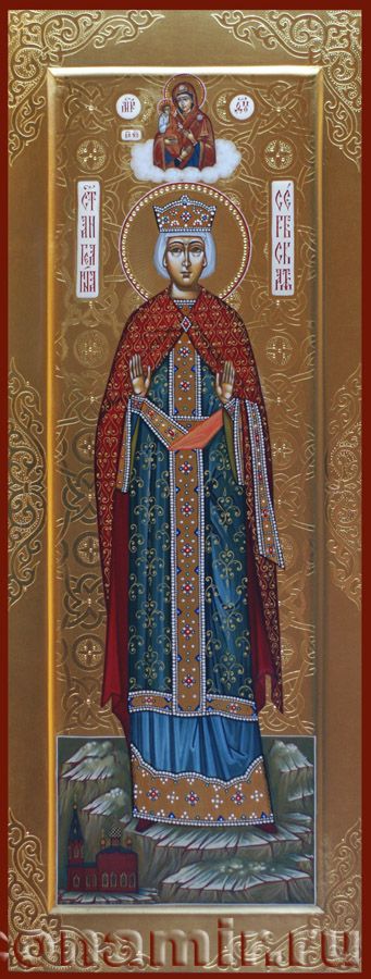 Икона Святая Ангелина Сербская, царица, блаженная фото, купить, описание
