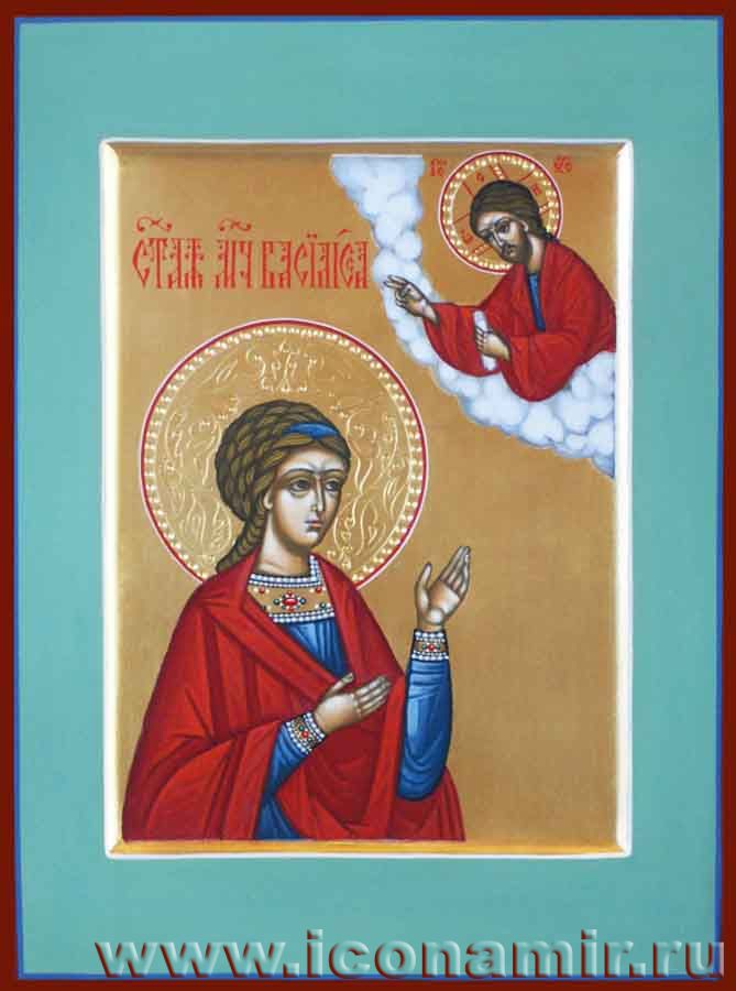 Икона Святая Василисса Никомидийская фото, купить, описание