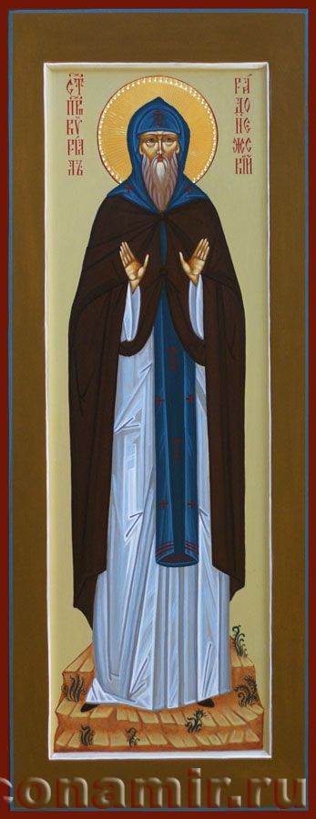 Икона Святой Кирилл Радонежский, преподобный фото, купить, описание