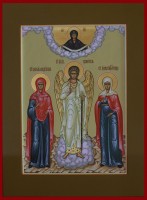 Покров Пресвятой Богородицы, святой Ангел Хранитель и святые Виктория Кордубская и Анна Пророчица