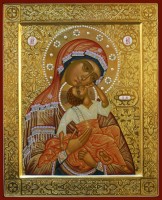 Икона Богородицы "Взыграние младенца"