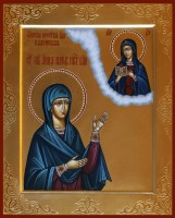 Божья Матерь "Калужская" и Святая Анна Праведная, матерь Пресвятой Богородицы